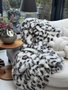 Aberto Design Funda para Sofá Leopar Gris y Negro 200 x 75 cm